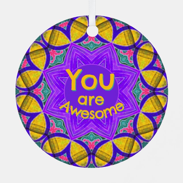 Tu Es Beau Awesome Sens Bon Ornement (Verso)