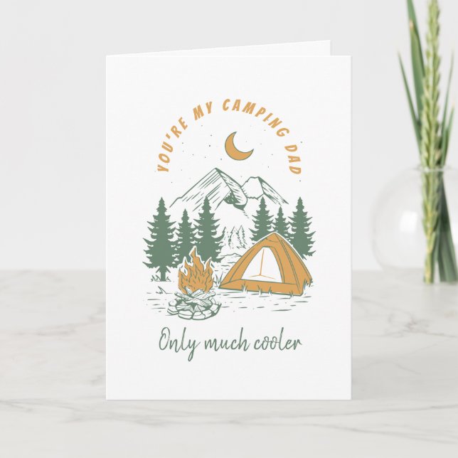 Tu es ma carte de Fête des pères de Camping Papa d (Devant)