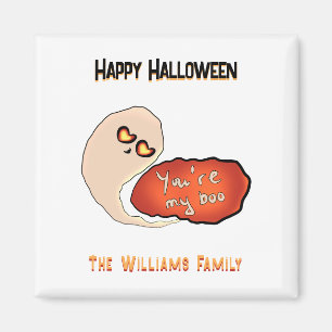 Tu es mon Boo   Magnet Halloween mignon