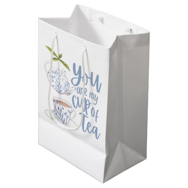 Tu Es Mon Sac Cadeau Tasse De Thé (Devant Angle)