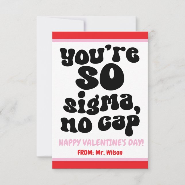 Tu es si Sigma, pas de casquette ! Carte de la Sai (Devant)