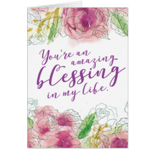 Tu es une Bénédiction Extraordinaire dans ma vie