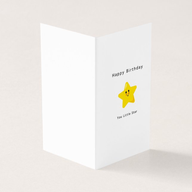 Tu es une carte d'anniversaire étoilée (Outside)