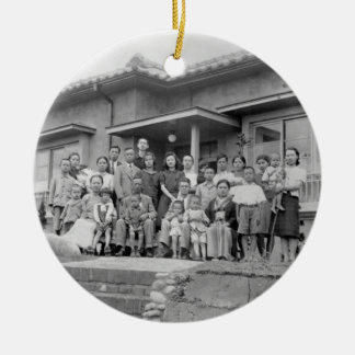 Tu Family Picture Ceramic Ornament