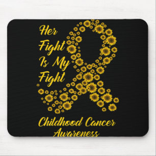 Tu Her Fight Is My Fight Childhood Cancer Awarenes Mouse Pad