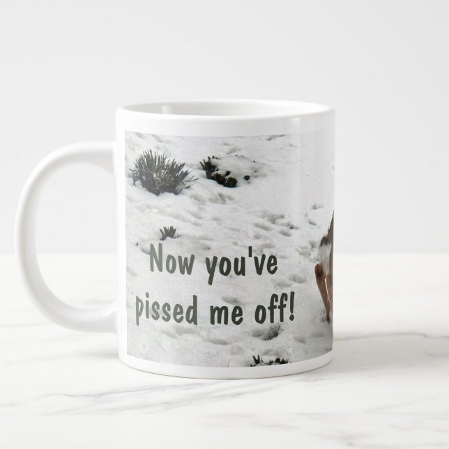 Tu m'as énervé ! GIANT CAFÉ MUG (Gauche)