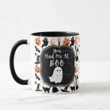 Tu M'As Eu À Boo Halloween Mug