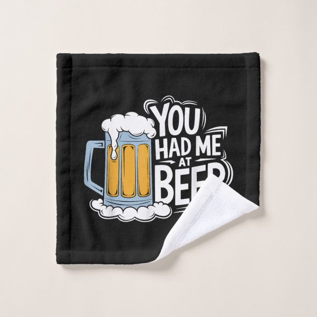 Tu M'As Eu À La Bière (Gant de toilette)