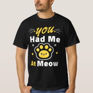Tu M'as Eu À Miaou – T-shirt Avec Patte De Chat Ka