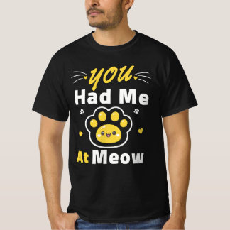 Tu M'as Eu À Miaou – T-shirt Avec Patte De Chat Ka