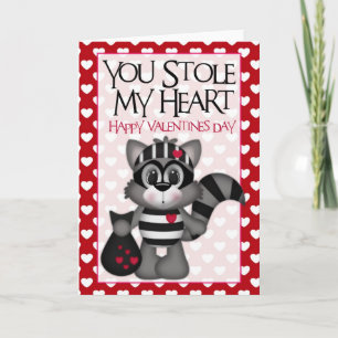 Tu M'As Volé Le Coeur Heureuse Carte Valentine