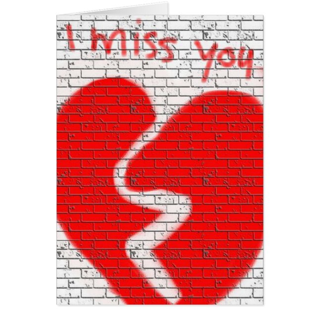 Tu Me Manques, Amour Ami Twinflame Coeur Brisé Rou (Devant)