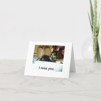 Tu me manques ta carte