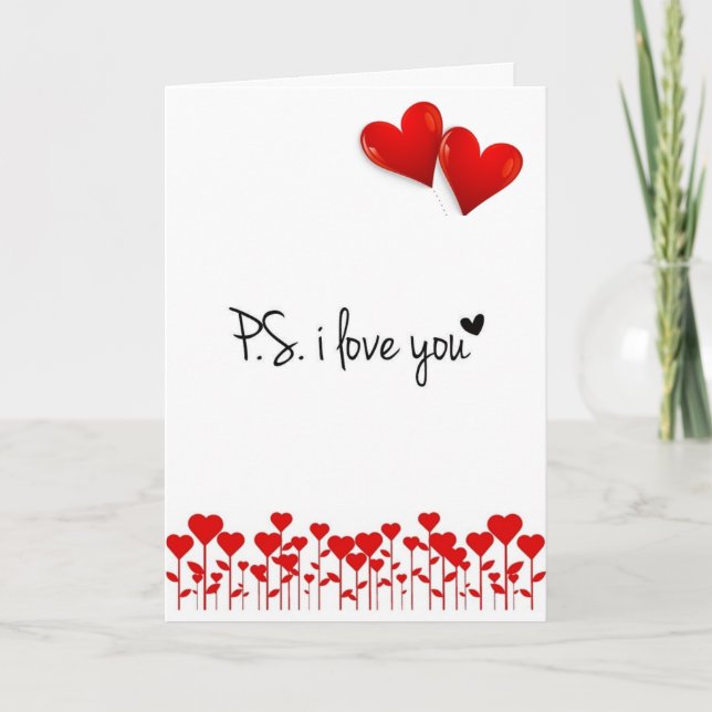 ***TU ME RENDS HEUREUX*** CARTE D'AMOUR (Devant)