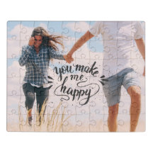 Tu me rends heureux | Puzzle photo personnalisé