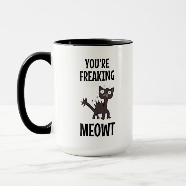 Tu te fous de Meowt Mug (Gauche)