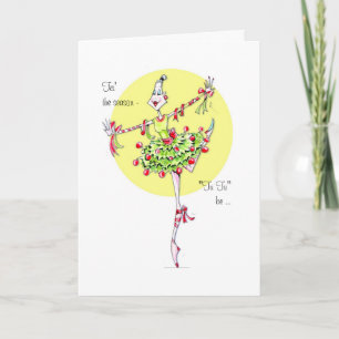 Tu Tu Fabulous Carte de vacances.