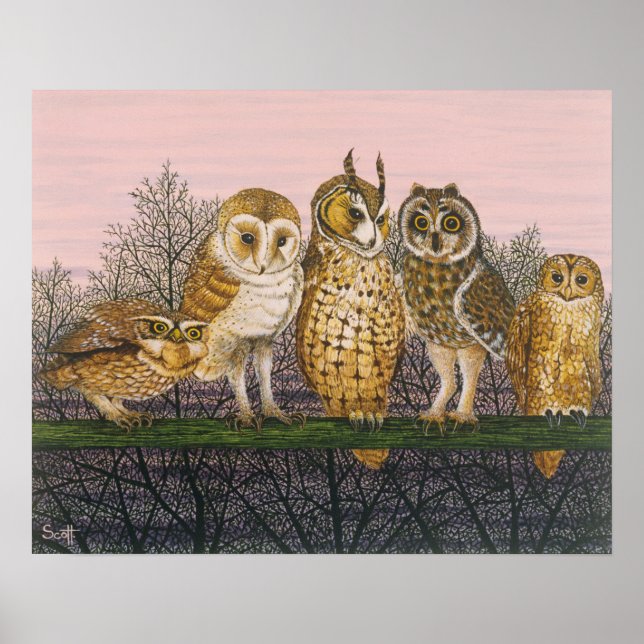 Tu-whit Tu-whooing Poster (Front)