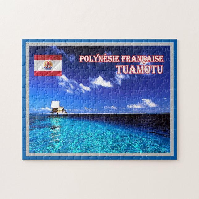 Tuamotu - French Polynesia - Panorama - Jigsaw Puzzle (Horizontal)