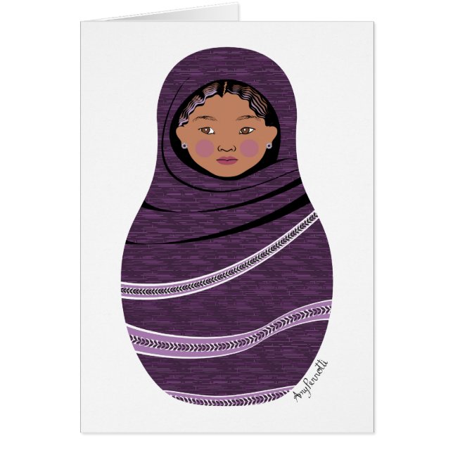 Tuareg Matryoshka Card (Front)