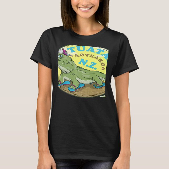 Tuatara New Zealand T-Shirt (Front)