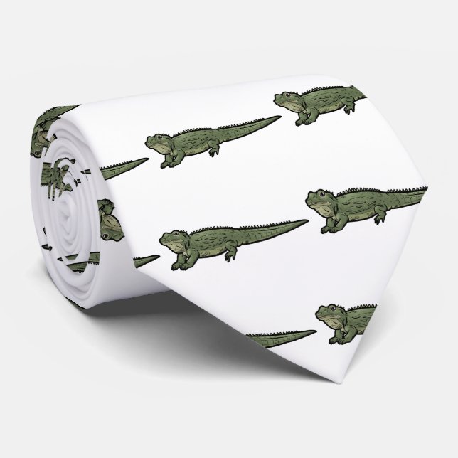 Tuatara Tie (Rolled)