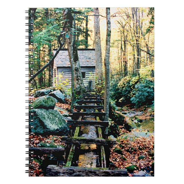 Tub Mill Bathed in Sunshine Notebook (Front)