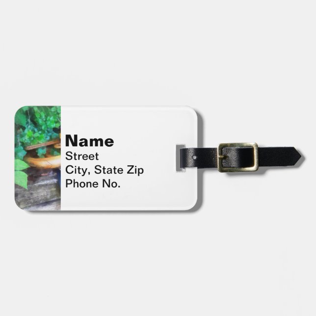 Tuba Before Parade Luggage Tag (Front Horizontal)