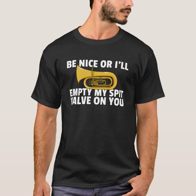Tuba  Brass Instrument Player T-Shirt (Front)