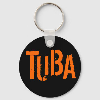 TUBA Button Keychain