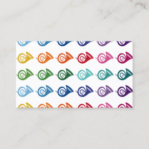 Tuba Colourful Fun Array Music Business Card