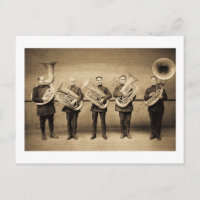 Tuba Cops (Sepia) Vintage Police