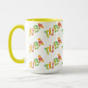 Tuba Cracked Text Mug