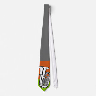 Tuba Cravate Punch de couleur
