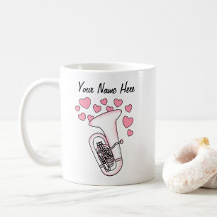 Tuba Custom Wedding Mug Tubaist Brass Musician