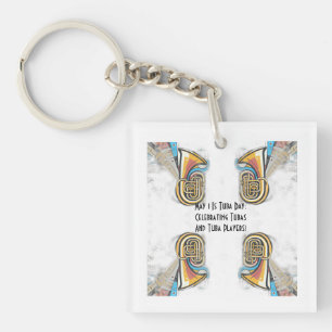 Tuba Day May 3 Keychain