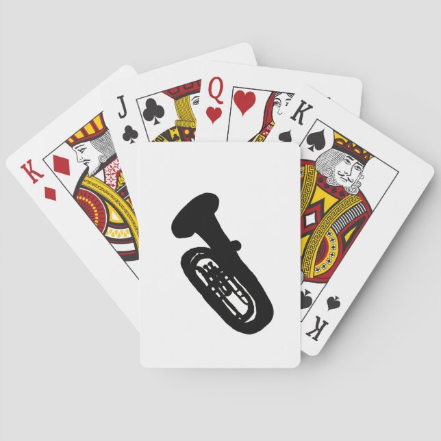 Tuba deck of cards (Back)