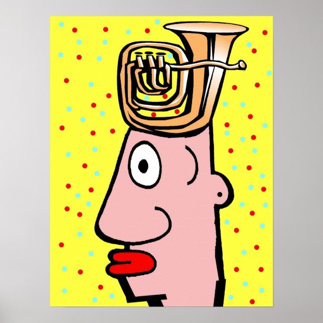 Tuba Head Poster (Front)