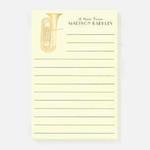 Tuba Music Teacher Post-it Notes