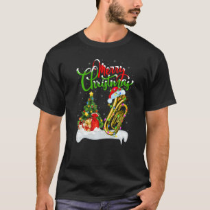 Tuba Music  Xmas Decorations Santa Tuba Christmas T-Shirt