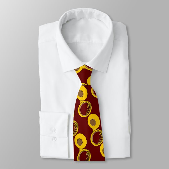 Tuba Musical Instrument Tie (Tied)