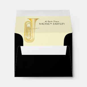Tuba Musician Band Teacher Envelope