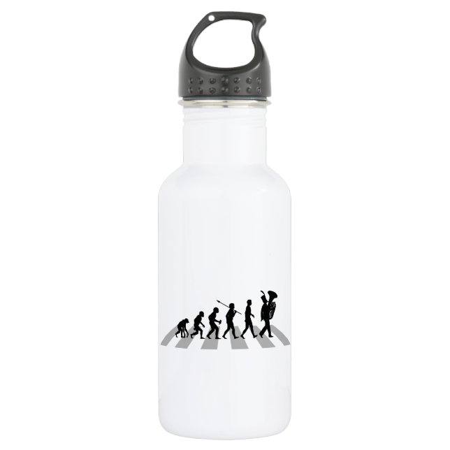 Tuba Player 532 Ml Water Bottle (Front)