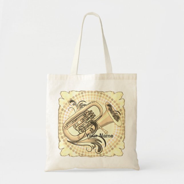 Tuba Rhythm  Tote Bag (Front)