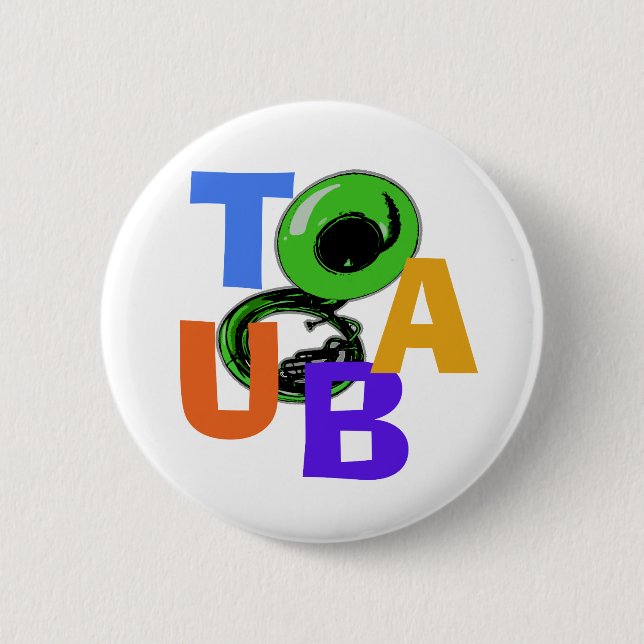 TUBA Scramble 2 Inch Round Button (Front)