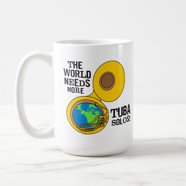 Tuba Solos Coffee Mug (Left)