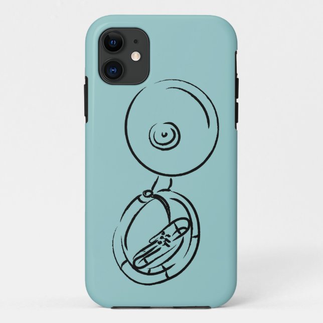 Tuba/Sousaphone Case-Mate iPhone Case (Back)
