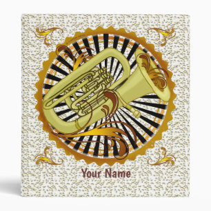Tuba Swirls binder