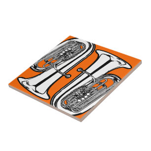 Tuba Trivet Tile for Hot plates, pots, and dishes