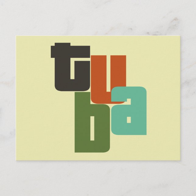 Tuba Type Postcard (Front)